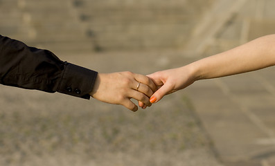 Image showing holding hands