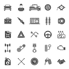 Image showing Car Service Vector Icons Set