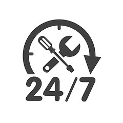 Image showing 24 7 Car Service Logo