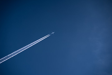 Image showing High-flying aircraft