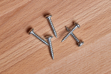 Image showing Screws on a table