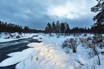 Image showing Winter River Flow