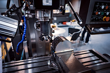 Image showing Metalworking CNC milling machine.