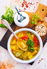 Image showing vegetable soup