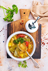 Image showing vegetable soup