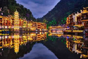 Image showing Feng Huang Ancient Town (Phoenix Ancient Town) , China