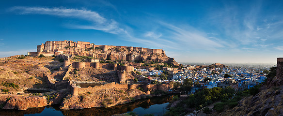 Image showing Mehrangarh Fort, Jodhpur, Rajasthan, India