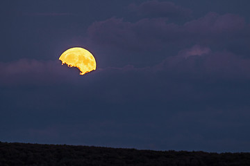 Image showing Harvest Moon Rising