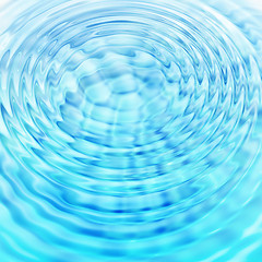 Image showing Background with abstract round water ripples