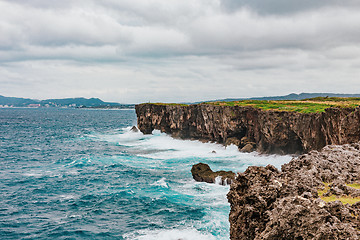 Image showing Hirakubosaki lighthouse of Ishigaki island in okinawa