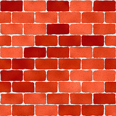 Image showing Brick wall pattern, abstract background