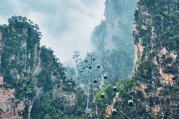 Image showing Zhangjiajie mountains, China