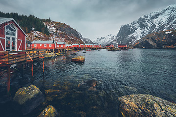 Image showing Nusfjord fishing village in Norway