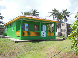 Image showing house typical architecture in Big Corn Island Nicaragua Central 