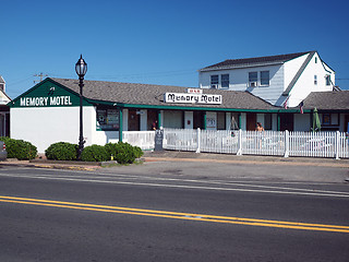 Image showing editorial Memory Motel Montauk New York