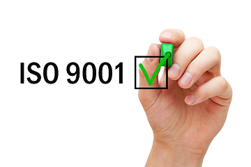 Image showing ISO 9001 Quality Management System Certified Concept