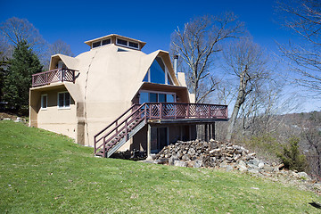 Image showing geodesic dome residential house