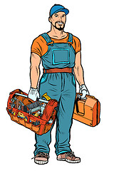 Image showing repairman handyman service professional