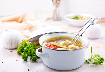 Image showing vegetable soup