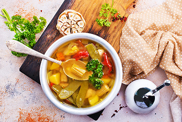 Image showing vegetable soup