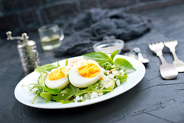 Image showing bulgur with vegetablew and eggs