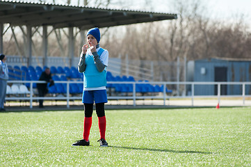 Image showing Boy soccer player