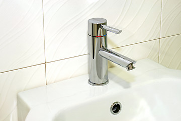 Image showing Faucet close up