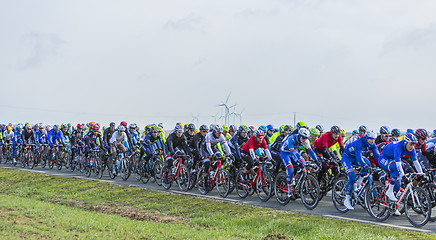 Image showing The Peloton - Paris-Nice 2016