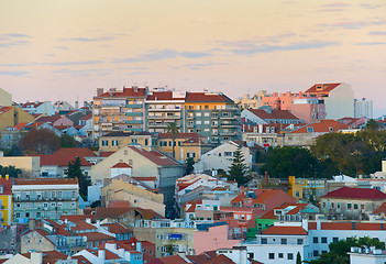 Image showing Lisbon at twilight. Portugal