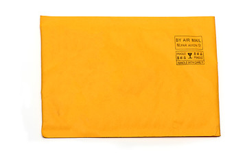 Image showing airmail envelope on white