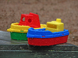 Image showing Toy ships