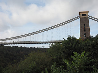 Image showing Clifton Suspension Bridge in Bristol