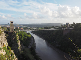 Image showing Clifton Suspension Bridge in Bristol