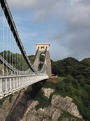 Image showing Clifton Suspension Bridge in Bristol