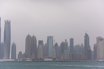 Image showing Panorama Dubai city UAE