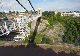 Image showing Clifton Suspension Bridge in Bristol