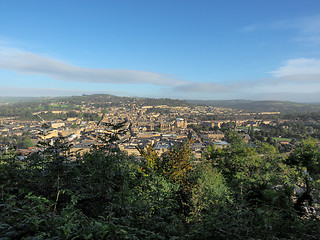 Image showing Aerial view of Bath