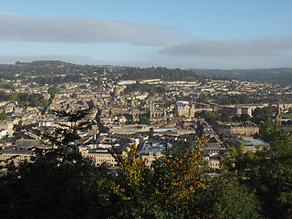 Image showing Aerial view of Bath