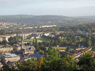 Image showing Aerial view of Bath