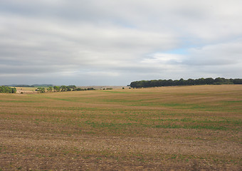 Image showing English country panorama in Salisbury