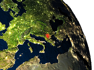 Image showing Macedonia from space