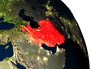 Image showing Iran from space