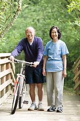 Image showing Mature asian couple