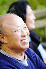 Image showing Senior asian couple