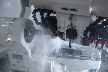 Image showing Metalworking CNC milling machine.