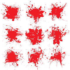 Image showing blood splat collect