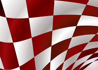 Image showing red checker