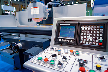 Image showing Metalworking CNC milling machine.