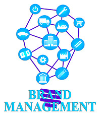 Image showing Brand Management Indicates Company Identity And Administration