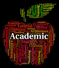 Image showing Academic Word Indicates Naval Academy And Academies